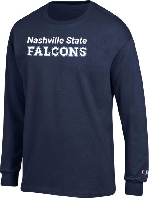 Nashville State Champion Long Sleeve T Shirt Nashville State CC Falcons - ONLINE ONLY