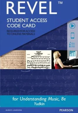 REVEL for Understanding Music Access Card (NSCC Custom)