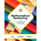 Mathematical Reasoning for Elementary Teachers